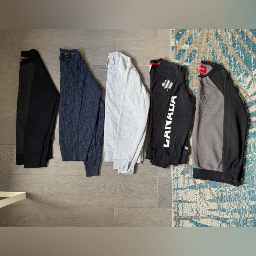 Assorted Men's Sweaters and Sweatshirts